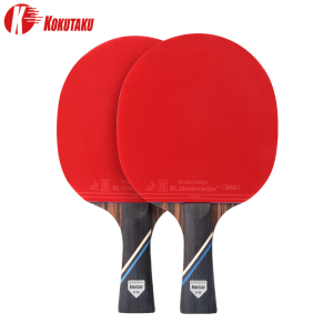 【ESS】KOKUTAKU 6-star Table Tennis Racket 2 Sets of Table Tennis Rackets for Beginners TT Racket for Competition and Training