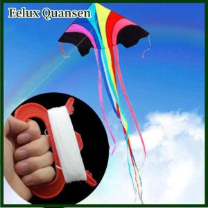 Eelux 50m thể thao ngoài trời bay Dây Diều dây với D hình dạng cuộn Bảng công cụ Kit