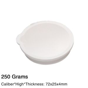 PHYHOO 100/250/500/1000g Ceramic Melting Crucible High Temp Smelting Bowl for Gold Platinum Metal Casting Jewelry Making Tools