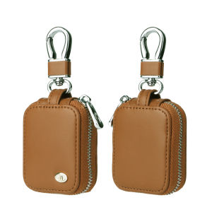 NEW Japanese Style Mini Coins Zipper Pouch with Keychain Portable Earphone Holder Bluetooth Headset Keys Storage Small Bags
