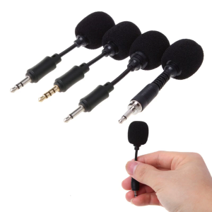 Mobile phone Mini 3.5mm Interface Flexible Microphone Stereo For phone Android