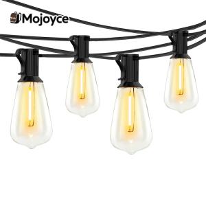 Shatterproof Solar String Lights G40 Globe Bulbs for Car Exterior Lighting and Outdoor Events