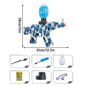 Electric Gel Ball Blaster Automatic Toy  Splatter Water Bead Ball Shooter for Kids Gift