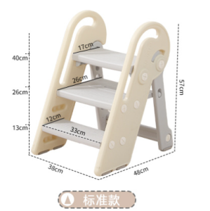 [SG Stock]Adjustable Kids Stairs Hand Washing Ladder Safety with Handle Footstool Bathroom Step Stools  Tangga Kecil 踏脚凳