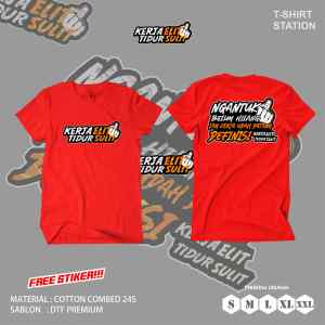 Kaos Kerja Elit Tidur Sulit