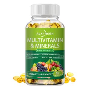 Multivitamin Capsules for Brain Heart Skin Eye Bone and Muscle Immune Health with Minerals