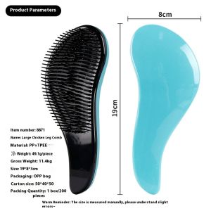 Lược chải tóc lớn không bị rối cho mịn và chăm sóc tóc khỏe mạnh