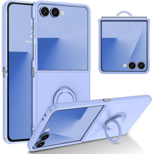 Cho Samsung Galaxy Z lật 7 trường hợp chân đế xoay vòng chủ Slim mềm Silicone lỏng Chống Sốc Ốp bảo vệ cho Galaxy Z lật 7 FE trường hợp Z lật 6 trường hợp Z lật 5 trường hợp