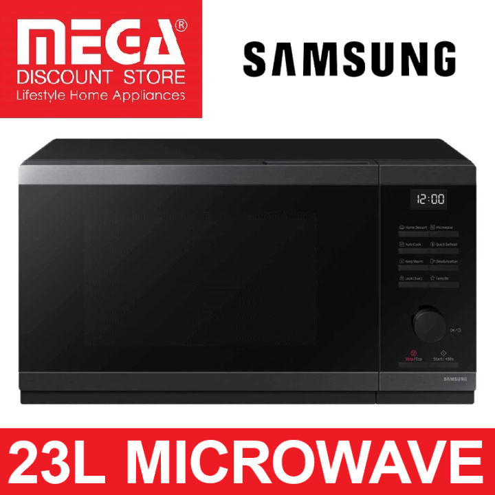 23l SAMSUNG MS23DG4504AGSP 23L SOLO MICROWAVE OVEN | Lazada Singapore