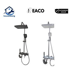 EACO Rainshower Set - Gun Metal/ Chrome - (RSS-GM-8010/ RSS-CH-8010)