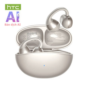 HTC NE56 AI Dịch thuật thời gian thực Tai nghe BluetoothTWS Bluetooth 6.0 Chất lượng âm thanh HiFi IPX5 Tai nghe không dây chống nước