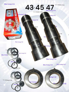 Bạc ắc phi dê xe ô tô Howo phi 43 45 47 206 lắp cho xe ô tô đầu kéo các loại bạc 52 54 56