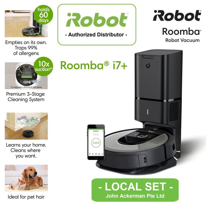 iRobot® Roomba® i7+ Vacuum Robot Automatic Dirt Disposal