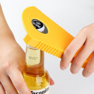 Multifunctional Bottle Opener Non-slip Twist Grip Screw Cap Can Beer Can Wine Cap Remover Kitchen Tool Open Cap A25