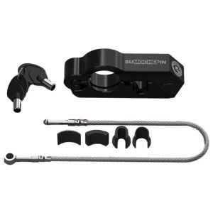 2 In 1 Motorcycle Grip Lock Helmet Lock Anti-theft Aluminum Alloy Brake Lock Electric Vehicle Handle Horn Lock For Motorcycle
