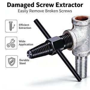 Full set Double Head Pipes faucet Steel Broken Screw Bolt Extractor 1/2‘‘ 3/4‘‘ Damaged Screw Remover