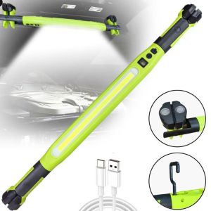 Magnetic LED Work Light For Car Emergency Repair Powerful Magnetic Flashlight with Hooks and Magnetic Base