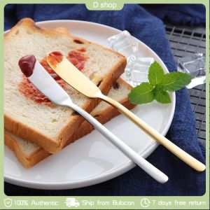 Stainless Steel Butter Knife Pizza Hole Cheese Dessert Jam Knife Cutlery Cream Knifes Breakfast Toas