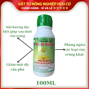 BIO-OIL THẢO MỘC: Phòng Và Xua Đuổi Công Trùng Xâu Rầy Nhện Đỏ... Gây Hại đến Năng Suất Cây Trồng - Chai 100ML