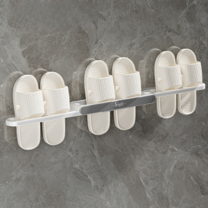 KIYO Shoe Rack - Rak Sepatu Organizer Tempel Anti Air Serbaguna Portable Tempat Sepatu Sport Sandal Slipper Rak Handuk Multifungsi