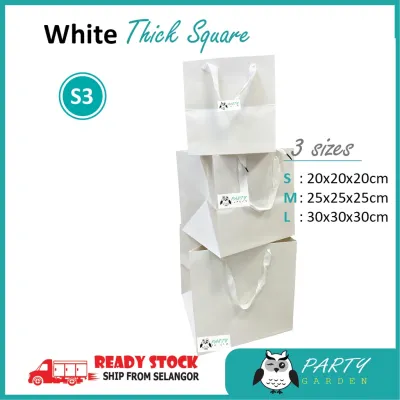 Square Thick Window Paper Bag