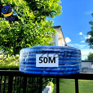 ZC&BF---สายยางสีน้ำเงิน ผลิตจาก PVC ใหม่ 100% ทนทาน ชะลอวัย ต่อม้วน 5เมตร/10เมตร/15เมตร/20เมตร/30เมตร/50เมตร/100เมตร