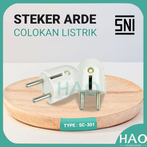 STEKER ARDE COLOKAN LISTRIK/Steker Bulat Merk CAHAYA SC-301