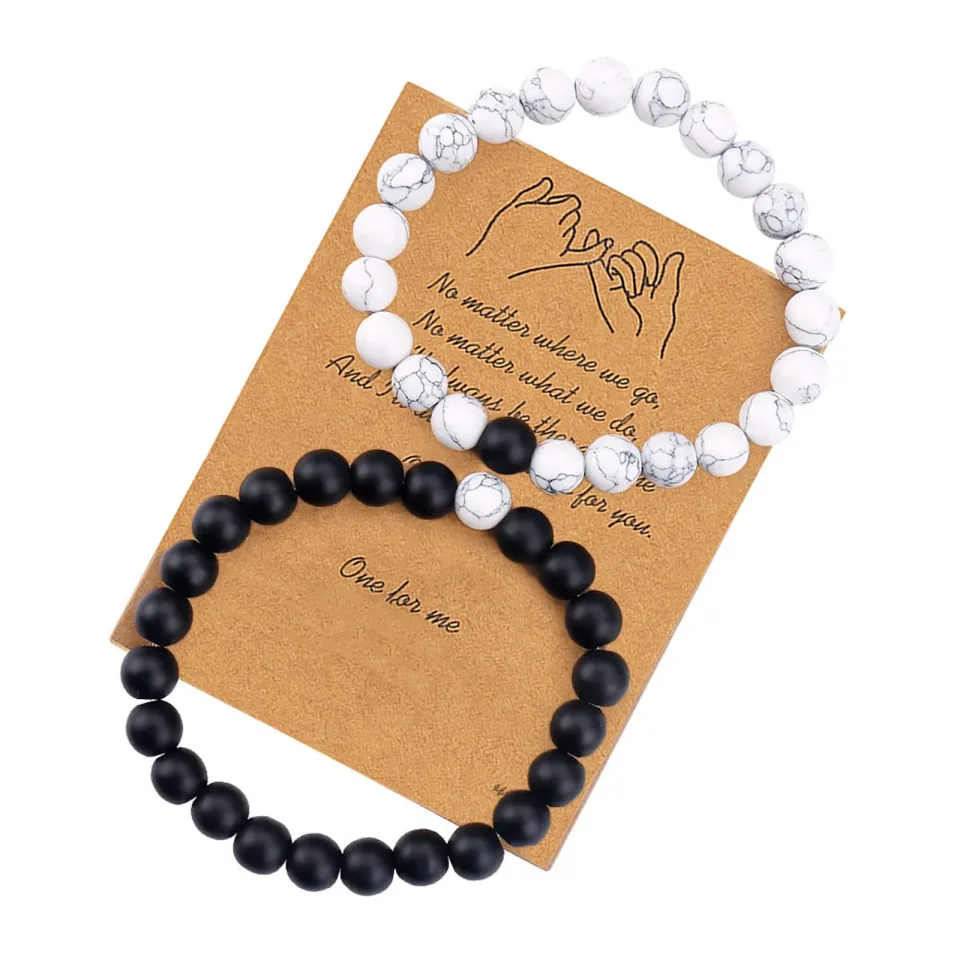 Amazon.com: SmileBelle Magnetic Bracelets for Couples Gift Matching Couple  Bracelets for Boyfriend Girlfriend Jewelry as Anniversary Birth Gifts for  her, His and Hers Yin Yang Long Distance Relationship Bracelet : עבודת יד
