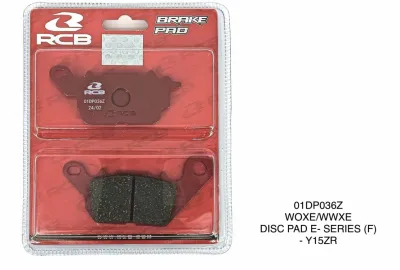 [ FRONT ] RCB RACING BOY BRAKE PAD E-SERIES Y15ZR / Y15 / LC135 V8 FI / NMAX 155 / NVX 155 / EGO SOLARIZ & AVANTIZ