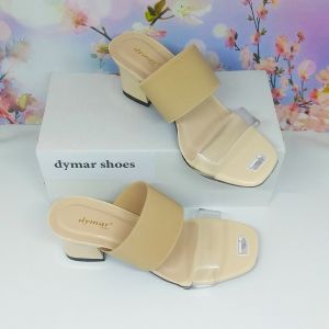 Sandal Hak Wanita Kondangan | Sandal Hak Wanita Terbaru | Sandal High Heels Wanita | Model Karet Kombinasi Jelly | COD / Bayar Di Tempat | 5