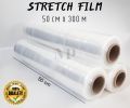 Stretch Film 50cm x 300m Plastik Wrapping Bening Plastic Wrap Packing Online Shop Bungkus Barang. 