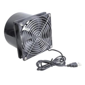 USB Powered 12cm Exhaust Fan for 3D Printer Enclosures Efficient Ventilation and Soldering Fume Extraction Ventilation