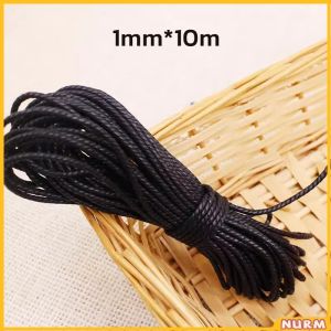 Nurm 10m Leather Line Waxed Cord Thread String Strap Necklace Rope For Making DIY Bracelet Supplie