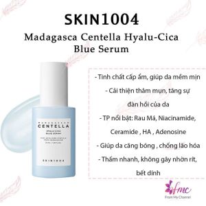 [MUA 1 TẶNG 1] Tinh chất cấp ẩm Skin1004 Madagascar Centella Hyalu-Cica Blue Serum 50ml +Tặng 1 túi chườm giảm đau bụng