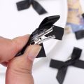 Yuumoo Pink Ribbon Hairpin Bow Knot Small Hairpin Ins Sweet Cute Braided Hair Bangs Clip. 