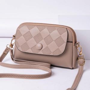 Women Small Crossbody Bag Diamond Lattice Pattern PU Leather Mini Shoulder Sling Bag Phone Purse Casual Daily Handbag