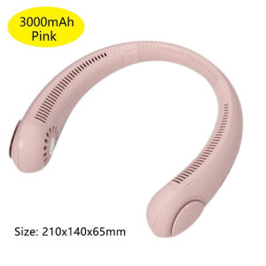 SG STOCK  portable fan neck fan fan 3-speed silent strong wind  Mini Handheld Fan Hands-free Neck Fan Rechargeable Battery Small Fan 3000mAh Battery USB Rechargeable Outdoor fan
