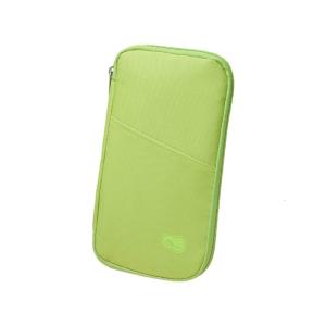 Contemporary Travel Wallet With Tear Resistant Fabric And Compact Storage Case For Passports Boarding Passes