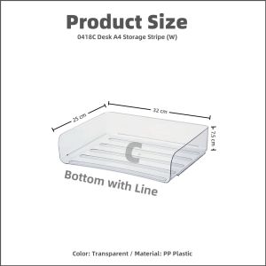 Johor Seller | File Document Letter Paper Tray Sorter Collection File Desk Organizer Rack Stackable Document Tray Holder