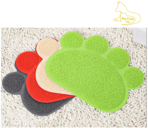 [ phụ kiện ] Thảm Bàn Chân Cho Mèo Tránh Cát Vệ Sinh Rơi Ra Sàn Nhà