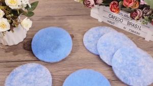 Layhit 20 Pcs Rv 5.25" Round Ac Filter Foam Air Conditioner Vent Filters