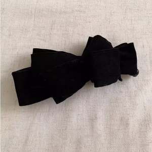 YAHOOO Velvet Banana Clip Durable PH Teen Girls Daily Casual Hair Accessory Non-Slip Multi-Layer Bow