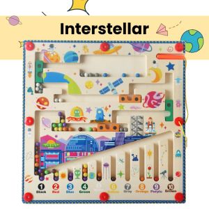 Magnetic Maze Montessori Birthday  Christmas Gifts For Kids Toddlers Puzzle Board Early Learning Educational Toy