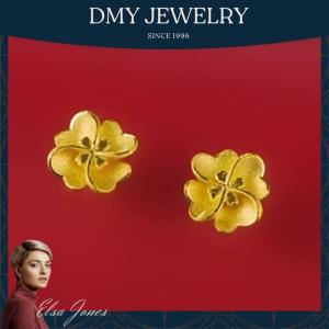 DMY Jewelry Emas 916 Original Lelong/Earings for Women Modern/Fashion Flower Earrings/Subang Telinga Perempuan