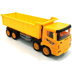 TOYHOME รถของเล่น รถบรรทุก รถดั้ม รถกะบะบรรทุก รถบรรทุกดั้มยาว8ล้อ จับเข็น 6566