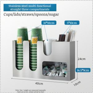 Shelf Detachable Multifunction Organizer Easy Access Dustproof Practicality Coffee Shop Bar Bar