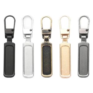 5PCS Detachable Metal Zipper Pullers Universal Zipper Sliders for Repair Backpack Coat Zippers Head Tab DIY Sewing Accessories