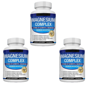 Triple Magnesium Complex Capsules Imported Magnesium Citrate Supplement Magnesium Glycine Supplement甘氨酸镁复合胶囊