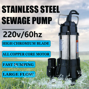 ELVES Stainless Steel Submersible Pump Sewage Pump High-Lift Self-Priming Water Pump 220V Agricultural Pump Water Pump