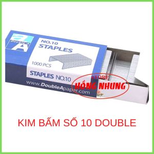 [ Hàng Hót]1 Hộp Nhỏ Kim Bấm Số 10 Nhãn Hiệu Double Thương Hiệu Uy Tín Chất Lượng Tốt.